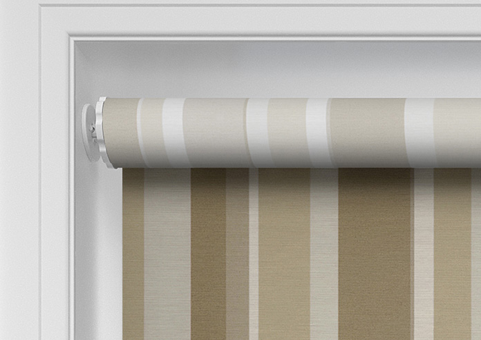 Riviera Stripe, Caramel - Twist&Fit Roller Blind - Image 10